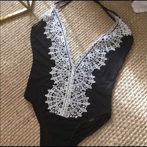 Open back one price swimsuit